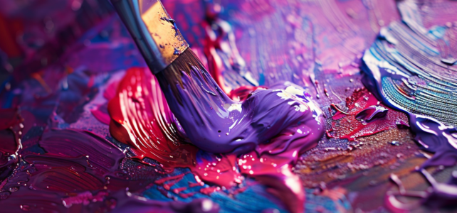 Maîtriser les techniques de mélange de couleurs pour obtenir du violet en peinture
